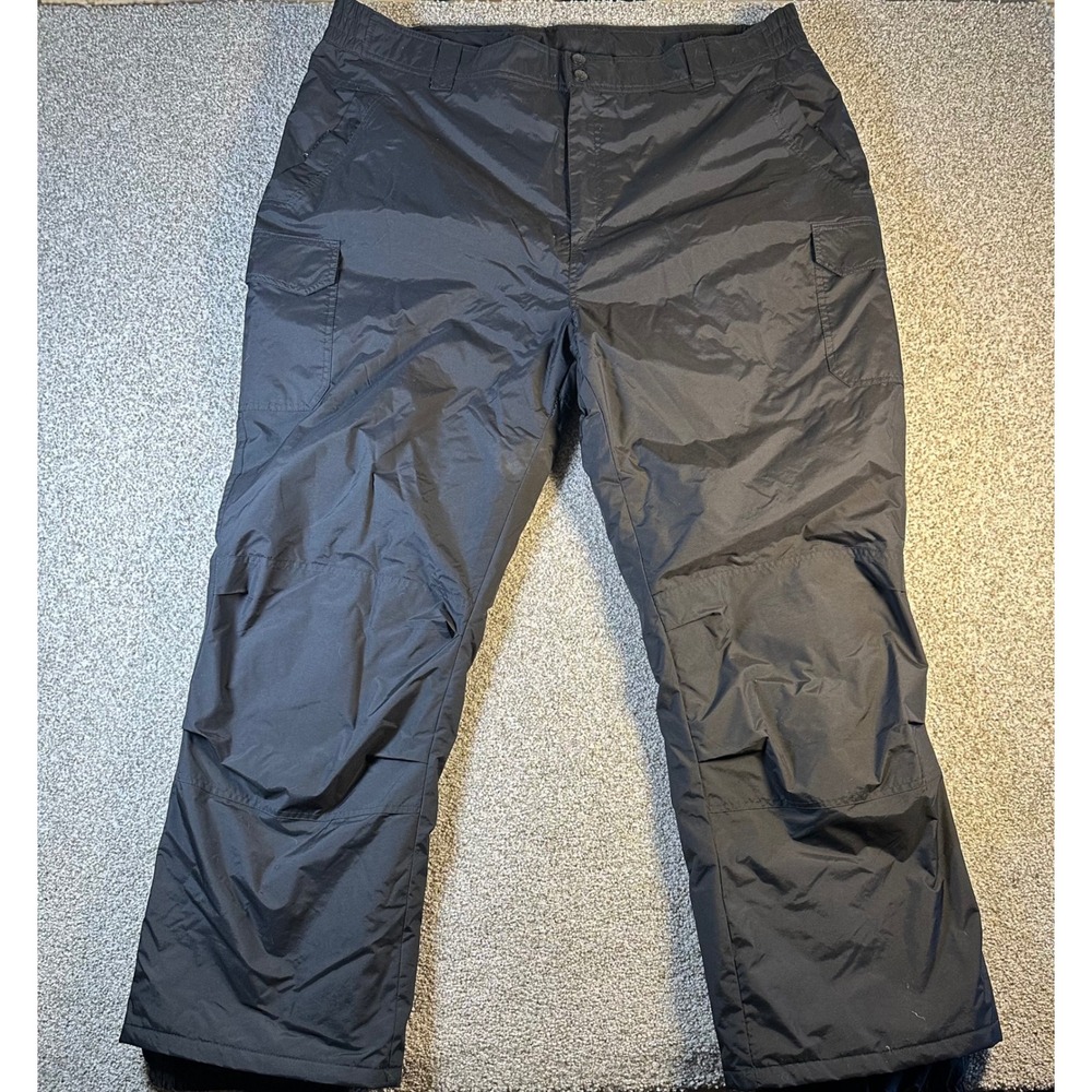 Boulder Gear Mens 2XL Snow Pants Black Insulated Cargo Ski Snowboard 8010A